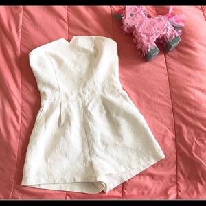 Forever 21 strapless romper